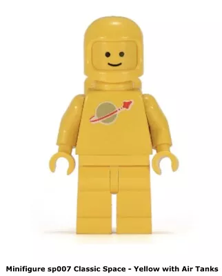 LEGO 1x Sp007 Classic Space - Yellow With Air Tanks Space Vf/Nm • $18.48