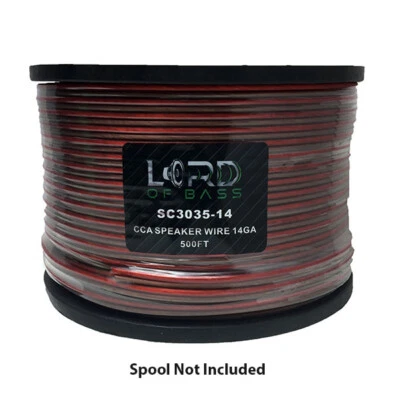 $7.95 • Buy 25 Ft 14 Gauge Speaker Wire Cable Car Home Audio 25' CCA  (Spool Not Included)