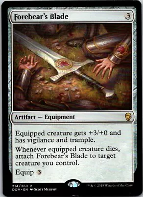 Magic The Gathering Forebear's Blade Dominaria MTG Free Shipping! • $1.39