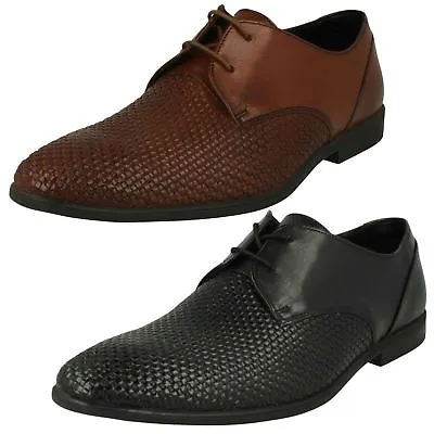 Mens Clarks Stylish Lace Up Shoes - Bampton Weave • £49.99