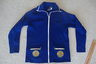 Vintage 60's Ernie Richardson Walker McDonald W M Drill Bits Sweater Jacket M • $32.08