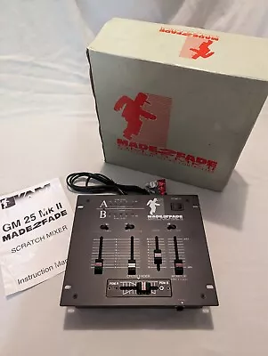 KAM MADE2FADE GM25 MKII Professional Mixing Controller Mixer Unit For DJ Decks  • £69.95