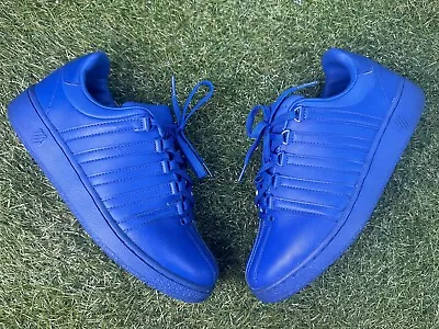 Size 8.5- K Swiss Classic-blue Men’s Sneaker 03343-495-M Royal Blue Clean Shoe! • $19.99