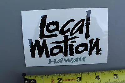 LOCAL MOTION Hawaii Surfboards Black White Grey 80's LM1 Vintage Surfing STICKER • $19