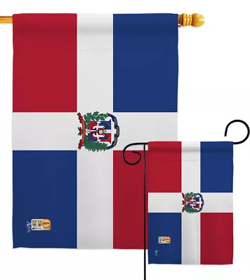 Dominican Republic Nationality Santo Domingo Dominica Garden House Yard Flag • $18.95