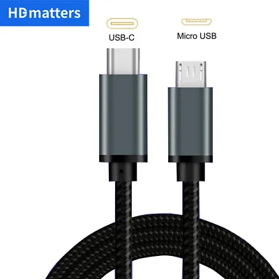 USB Type C To Micro USB Cable 1m USB-C USB C To Micro USB OTG Sync Data Charging • $9.99