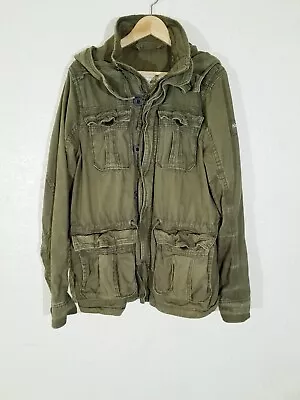 VTG Abercrombie & Fitch M65 Green Military Army Field Type 2 Jacket Coat Parka • $270