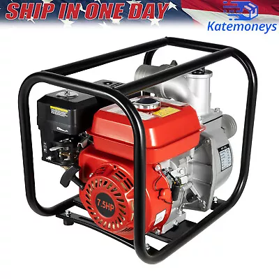 7.5HP Gas Power Semi-Trash Water Pump High Pressure Garden Irrigation 3000W • $170.05