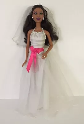 2009 Barbie I Can Be A Bride African American Nikki Doll With Wedding Ring • $11.69