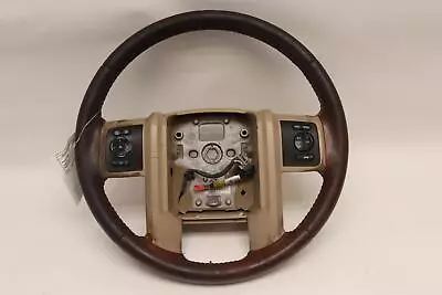 2011 Ford F250 Super Duty Driver Steering Wheel Leather Tan Oem • $140