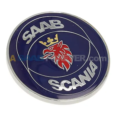 Saab 9-3 99-01 Og Saab Scania Hood Emblem Bonnet Badge New Metal Enamel 4522884 • $54.99