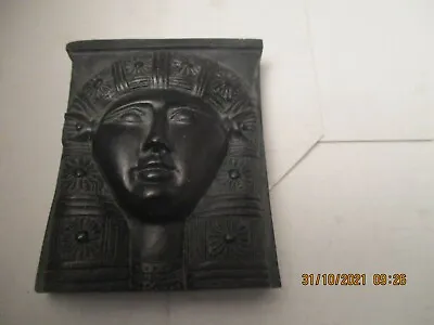 £4.99 • Buy Bas Relief  Black Resin Ornament PHAROAH Ancient Egypt  No Packaging 