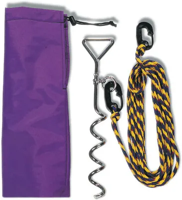 Kwik-Tek Airhead PWC Screw Anchor Kit A-3 A3 Rope & Bag SeaDoo Yamaha Kawasaki • $29.95