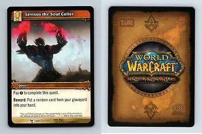 Levixus The Soul Caller #306 March Of The Legion Common Warcraft 2007 TCG Card • $2.09