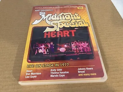 Midnight Special Live On Stage In 1977 DVD Heart Van Morrison Marvin Gaye Bread! • $8.99
