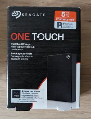 SEAGATE One Touch Portable Hard Drive - 5 TB Black • £89.99