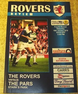 Raith Rovers Programmes 2018/19 • £1.99