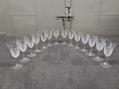 $250 • Buy Set Of 14 Crystal St. Louis Sherry Glasses 5.5  Tall