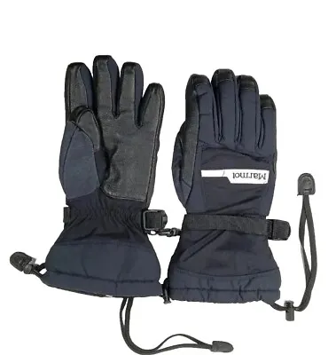 Marmot Black Waterproof Breathable Ski Snow Mobile Snow Board Gloves Medium  • $19.99