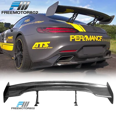 Universal Carbon Fiber 12  Height Drag 57'' Spoiler Blade V2 Side Plates V1 Legs • $229.99