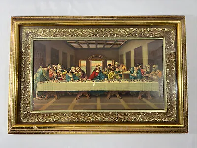 1956 DAC NY Vintage The Last Supper Jesus Christ And His Disciples Picture • $95