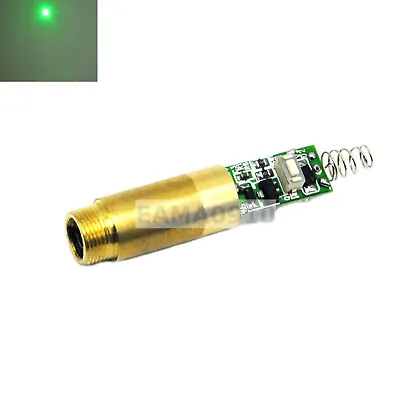 $11.39 • Buy Green Laser Module 532nm 20mW Dot Diode Module Brass Host W/ Driver Board 3V 