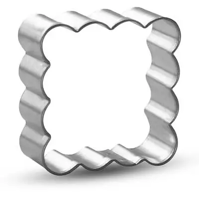 Mini Fluted Square 1.5'' Cookie Cutter Metal • $2.66