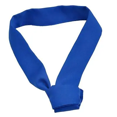 Chefs Hotel Restaurant Kitchen Neckwear Neck Tie Scarf Neckerchief Blue • £5.42