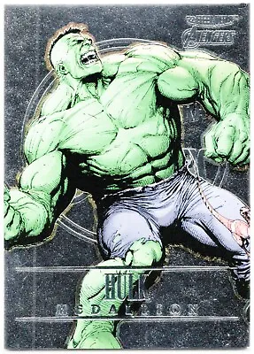 2022 Marvel Fleer Ultra Avengers SILVER FOIL MEDALLION #M-19...HULK • $3