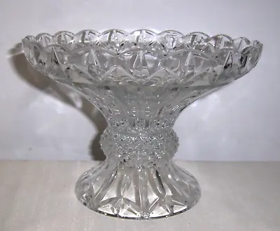 Godinger Shannon Olympia Crystal Footed 8  Open Compote / Fruit Bowl • $24.99