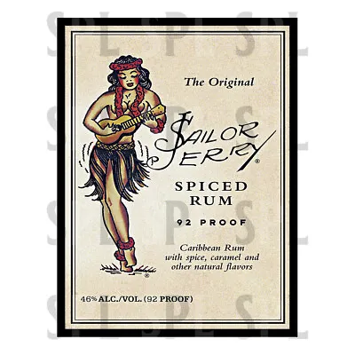Sailor Jerry Rum Metal SIGN RETRO Kitchen GARAGE BAR PUB MAN CAVE • £3.95