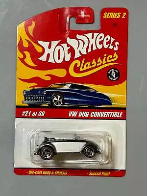 Hot Wheels Classics Series 2 Chrome VW Bug Convertible # 21 Of 25 • $8