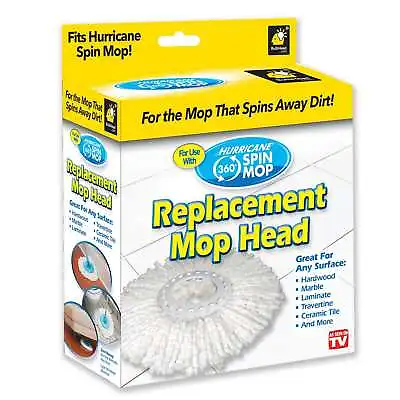 Hurricane Spin Mop Replacement Mop Heads For As Seen On TV By BulbHead • $14.99