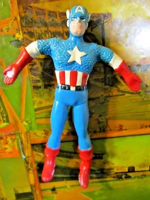 Marvel Captain America Just Toys 6  Bendable Bendie Figure  • $17.42