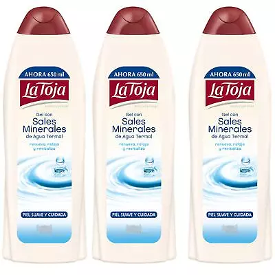 3 Bottles Of La Toja Shower Gel 23.3oz./600 Ml • $25.82