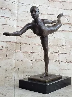Abstract Modern Art Mid Century Nude Female Dancer By Degas Bronze Sculpture Art • $419