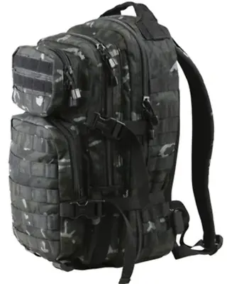 Assault Pack 28l Bag Btp Black Tactical Cadet Rucksack Molle Mtp Webbing Daysack • £33.99