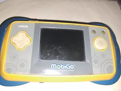 Vtech MobiGo Touch Learning System Game Console Blue & Yellow  • $13.99