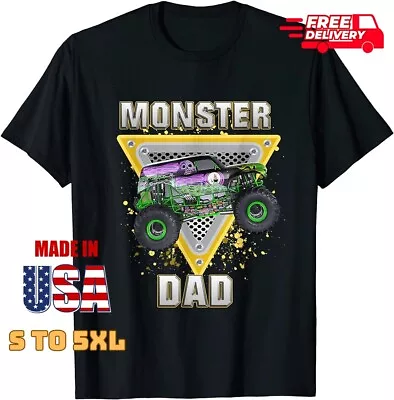 Monster Truck Dad Fathers Day Monster Truck Are My Jam T-shirt Freeship • $25.99