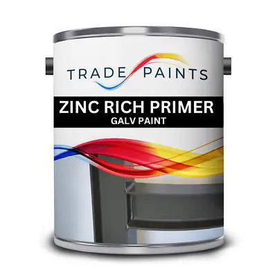 Zinc Rich Galvafroid Equivalent Grey Primer Paint For Metal • £52.99