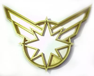 Captain Marvel Superheroes Logo Comic Book Characters Cookie Cutter Usa Pr846 • $2.99