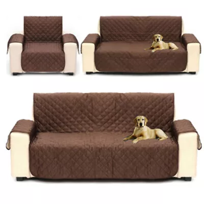 $9.49 • Buy Quilted Sofa Cover Water Resistant Nonslip Couch Slipcover Furniture Protector