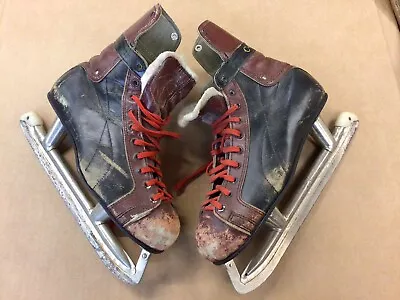 Vintage CCM  Ice Hockey Skates Men's Size 11-1/3 Made In Canada. • $35