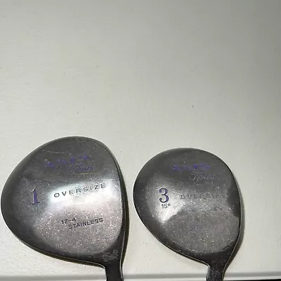 $49.21 • Buy Womens Golf Clubs Axis Tour Oversize Driver 1,wood 3