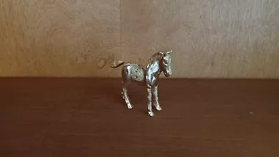 Vintage Gold Tone Metal Horse Figure  • $0.99