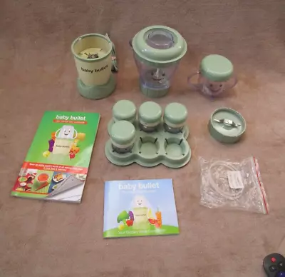 Magic Bullet Baby Bullet Baby Food Making System Set BPA Free Manual Cookbook • $34.99