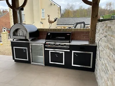 Outdoor Kitchen Pizza Oven Bbq  Fridge Garden Furniture • £5890