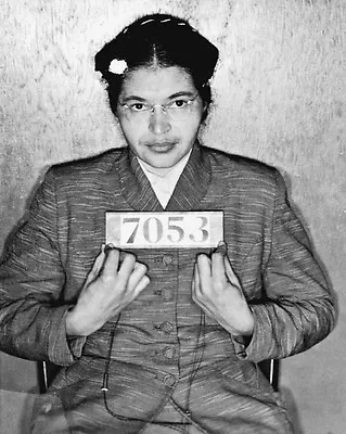 $5.49 • Buy 1955 Woman Activist ROSA PARKS Mugshot Glossy 8x10 Photo Rights Print Poster