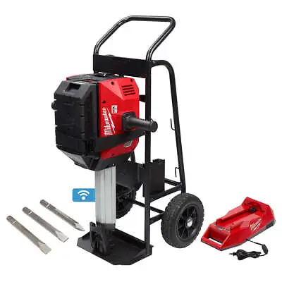Milwaukee MXF368-1XC MX FUEL Breaker With Chisels Cart Battery Pack And Charger • $2499