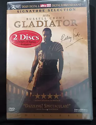 Gladiator (DVD 2000 2-Disc Set Widescreen Signature Selection) NEW  BOX-11 • $6.49
